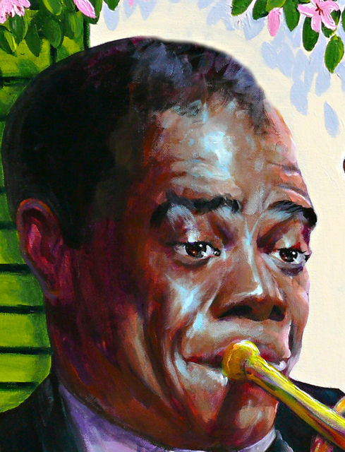 "French Quarter Pops"- Original- 1st Place Winner of the 2008 Satchmo Festival's Annual Art Competit